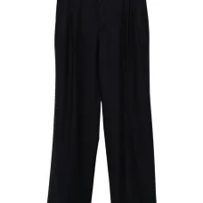 Плиссированные брюки прямого кроя