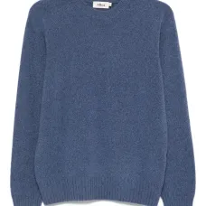 Шерстяной свитер с круглым вырезом