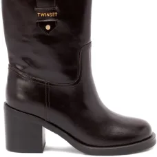 Ботильоны на блочном каблуке