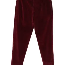 Вельветовые брюки со складками