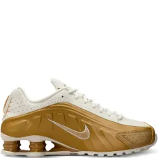 Кроссовки Shox R4 Metallic Gold