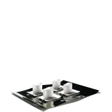 Изогранный поднос из нержавеющей стали