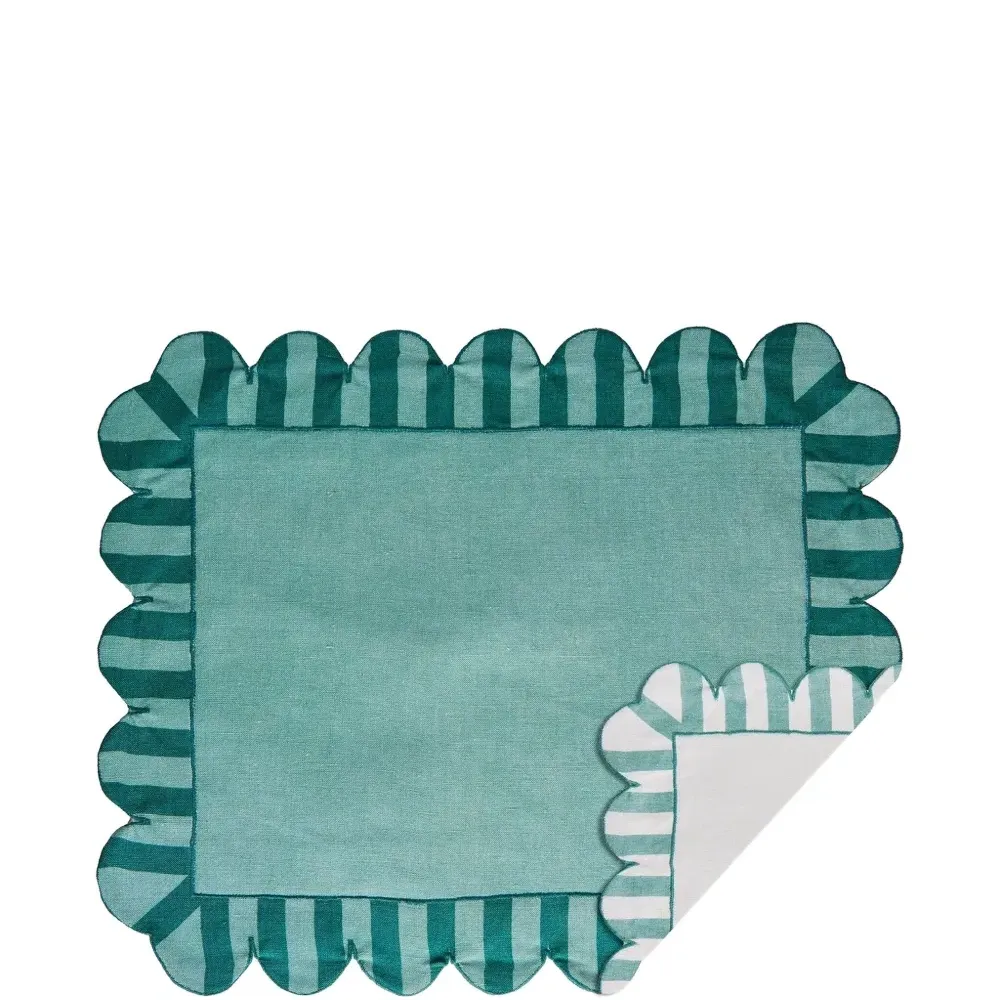 Набор jardin из четырех салфеток с фестонами