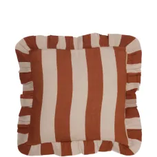 Льняная наволочка в полоску (45x45 см)