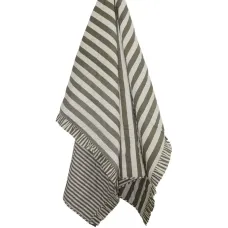 Стеганое одеяло в полоску с оборками