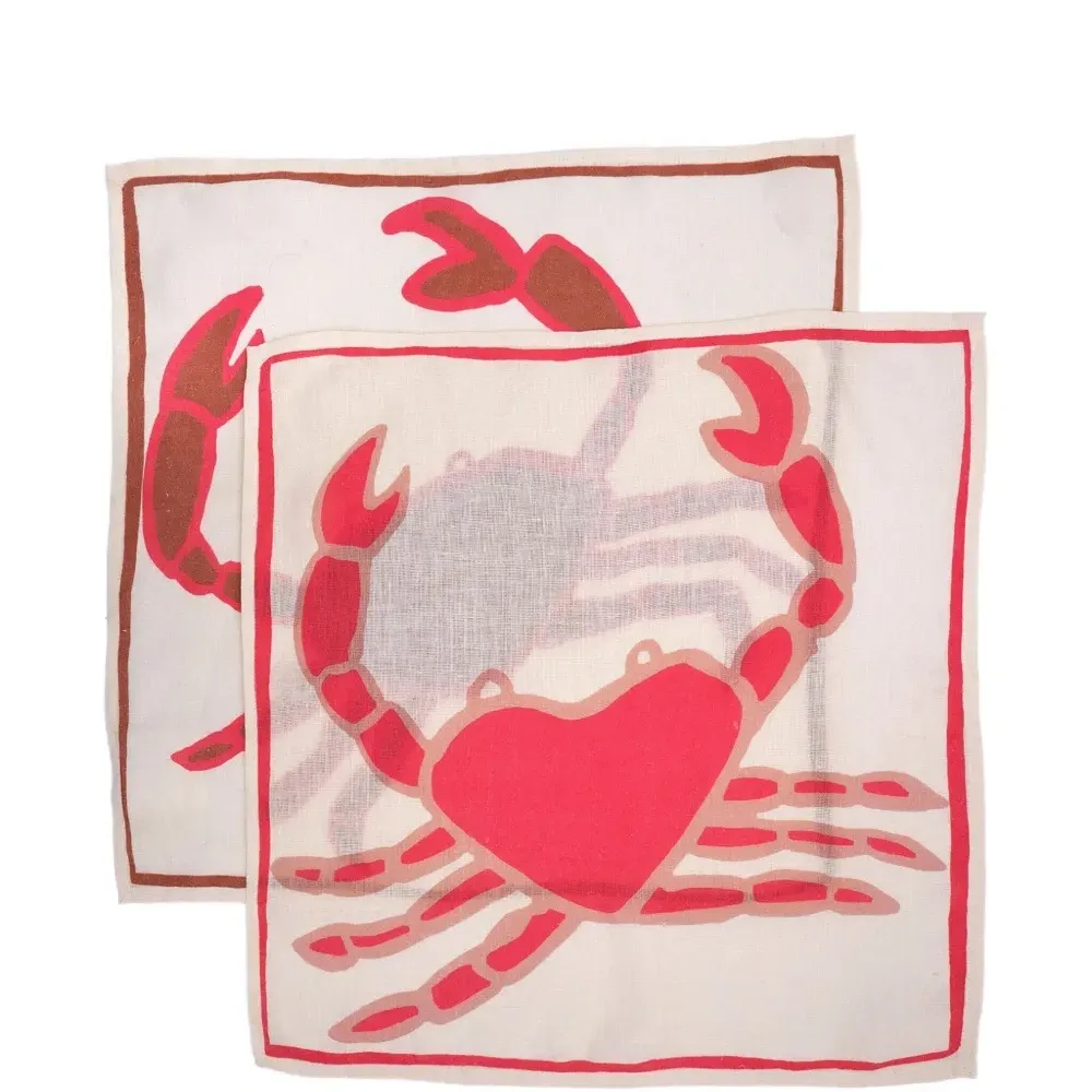 Набор из двух льняных салфеток