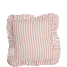 Наволочка в полоску с оборками (45x45 см)