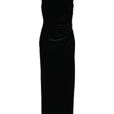 Бархатное платье Ettore с драпировкой