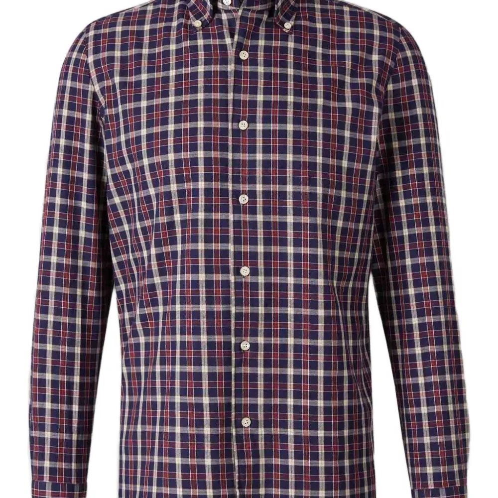 Рубашка в клетку на пуговицах