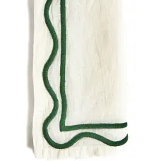 Набор из четырех салфеток с фестонами Набор из четырех салфеток с фестонами