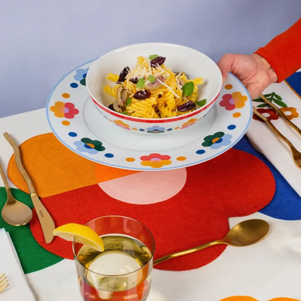 Набор из четырех льняных салфеток