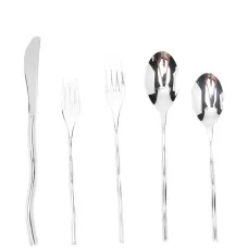 Набор столовых приборов Squiggle (набор из пяти предметов) Набор столовых приборов Squiggle (набор из пяти предметов)