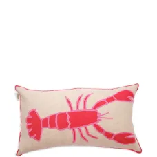 Льняная наволочка Lobster