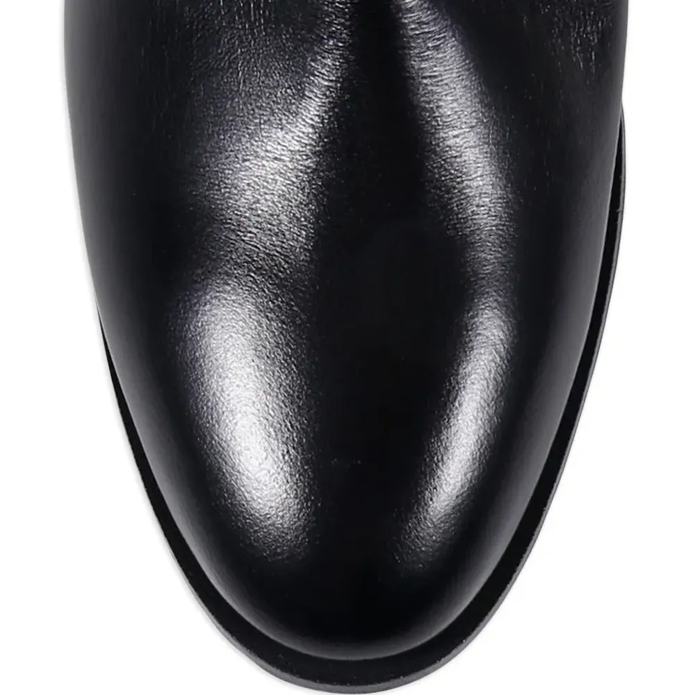 Ботинки на блочном каблуке Ботинки на блочном каблуке