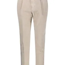 Вельветовые брюки со складками