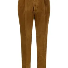 Вельветовые брюки со складками