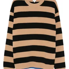 Шерстяной свитер в полоску