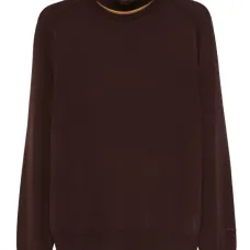 Шерстяной свитер с высоким воротником