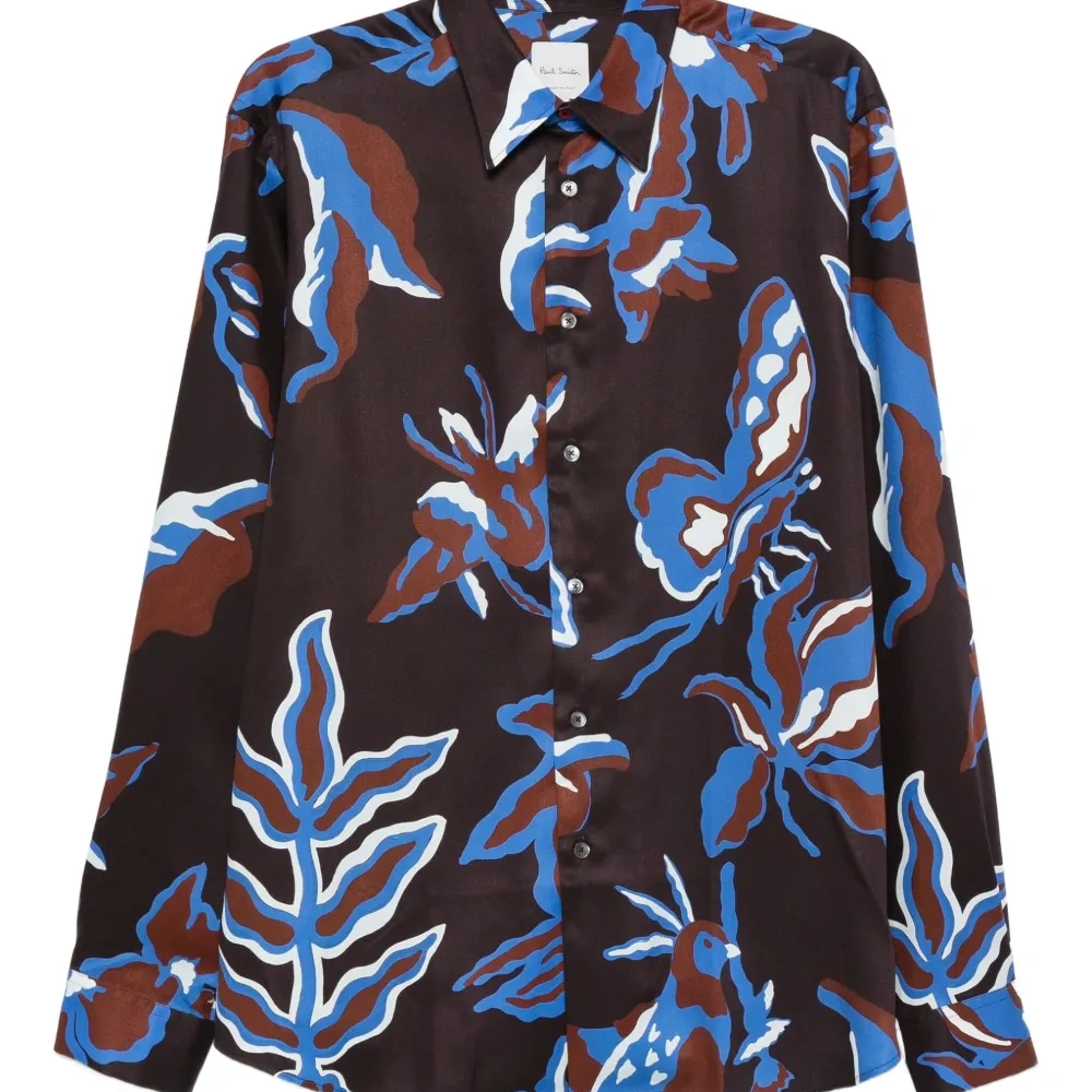 Рубашка с геометричным принтом