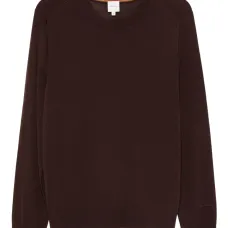 Шерстяной свитер с круглым вырезом