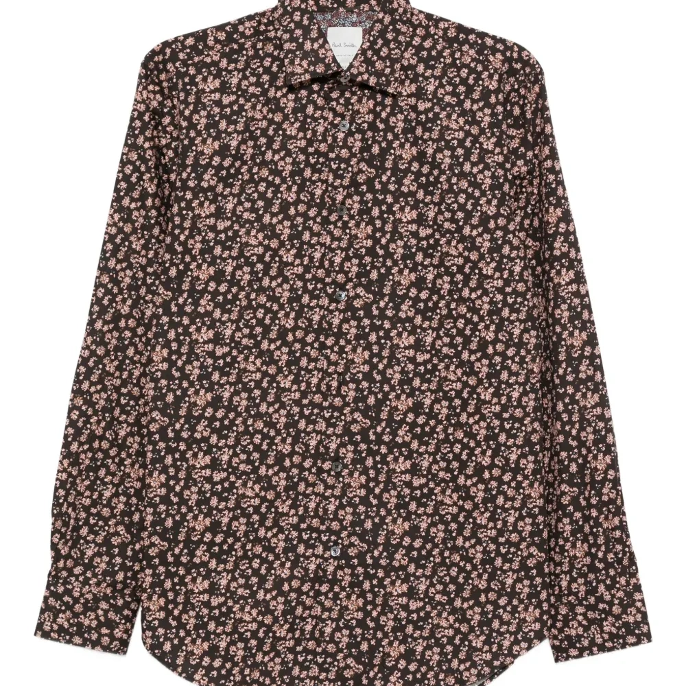 Рубашка с цветочным принтом