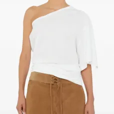 Драпированная футболка