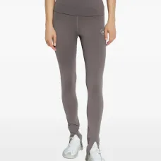 Легинсы с разрезами и логотипом