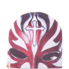 Шапка бини с принтом