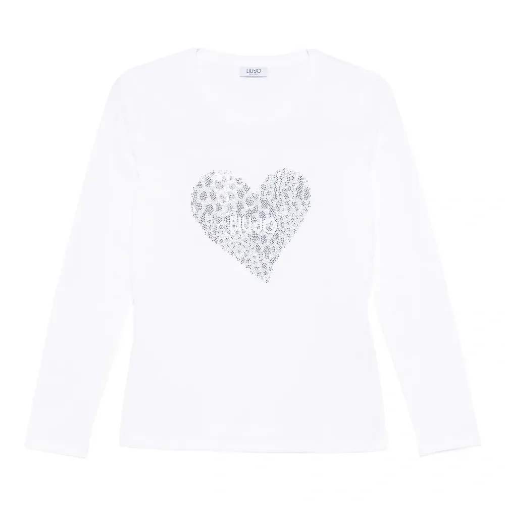 Декорированная футболка с длинными рукавами