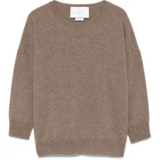 Кашемировый джемпер с круглым вырезом