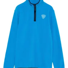 Флисовый свитшот на молнии до половины