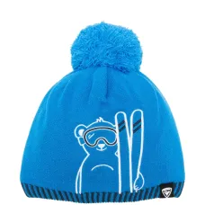 Шерстяная шапка с принтом медведя Шерстяная шапка с принтом медведя