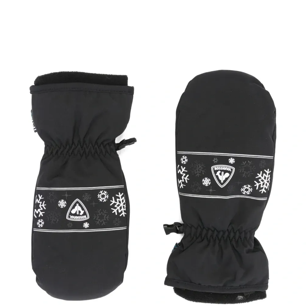 Лыжные варежки с узором