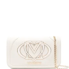 Сумка через плечо с ремнем-цепочкой и логотипом