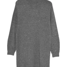 Декорированное платье с высоким воротником Декорированное платье с высоким воротником