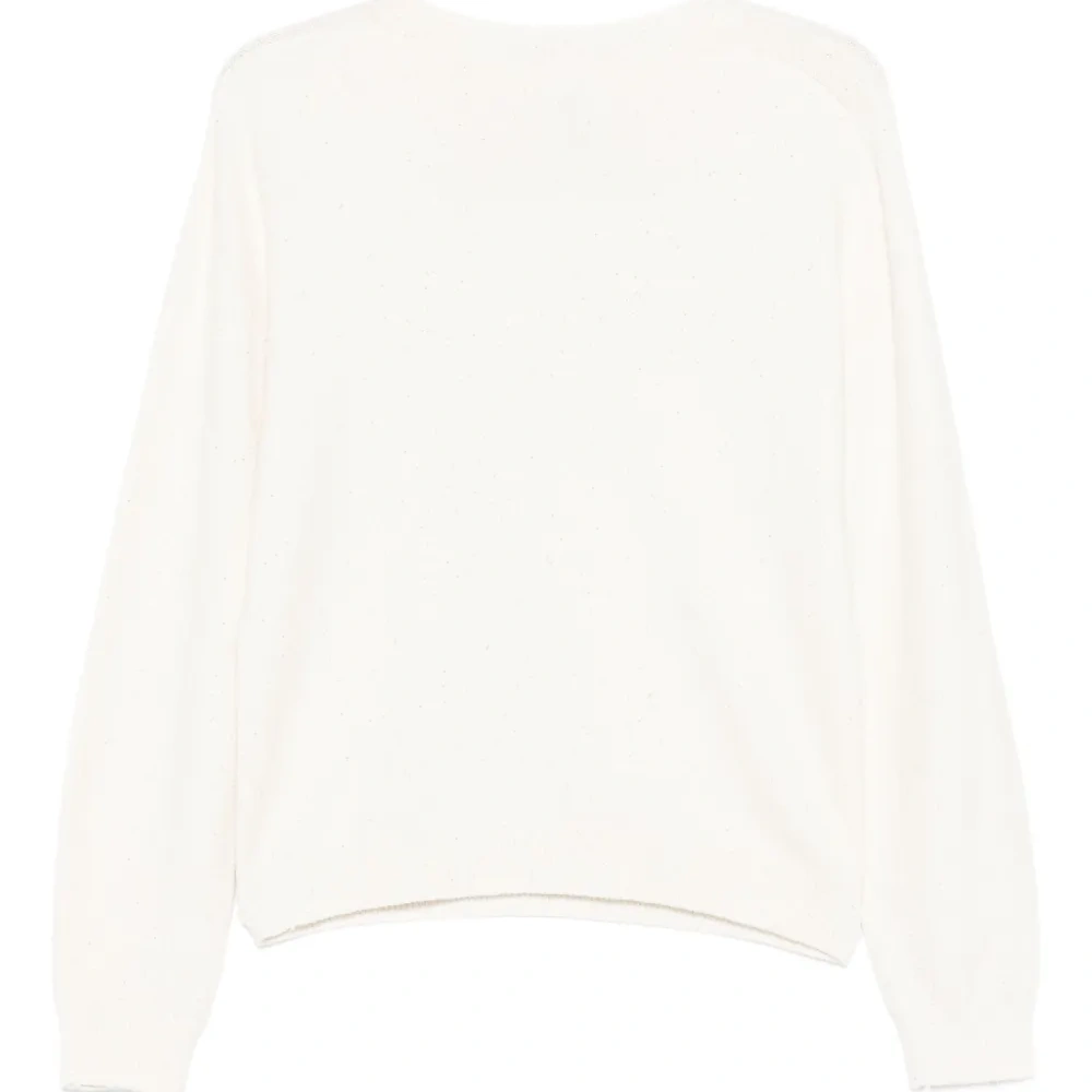 Свитер с круглым вырезом