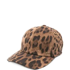 Бейсболка с леопардовым принтом