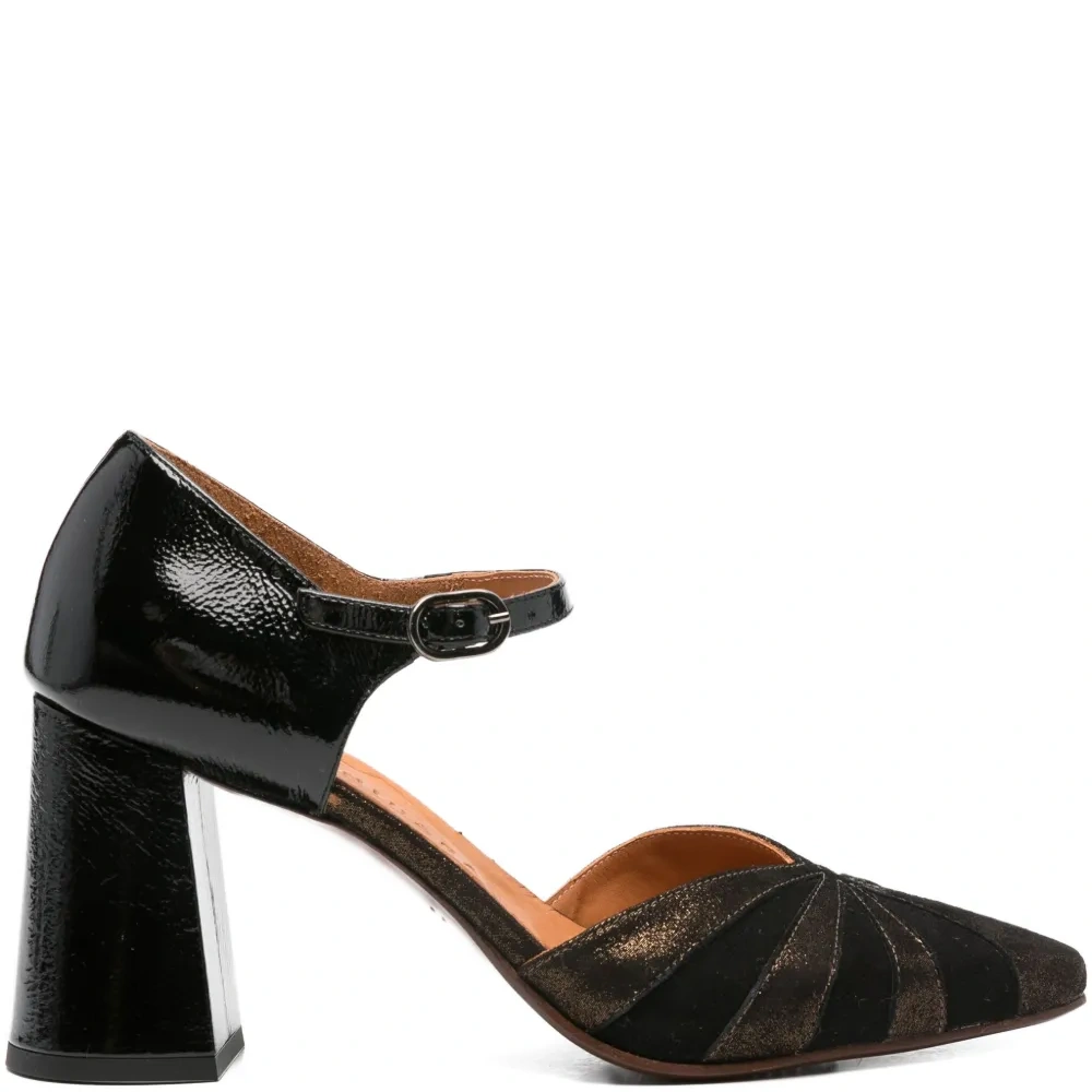 Туфли со вставками