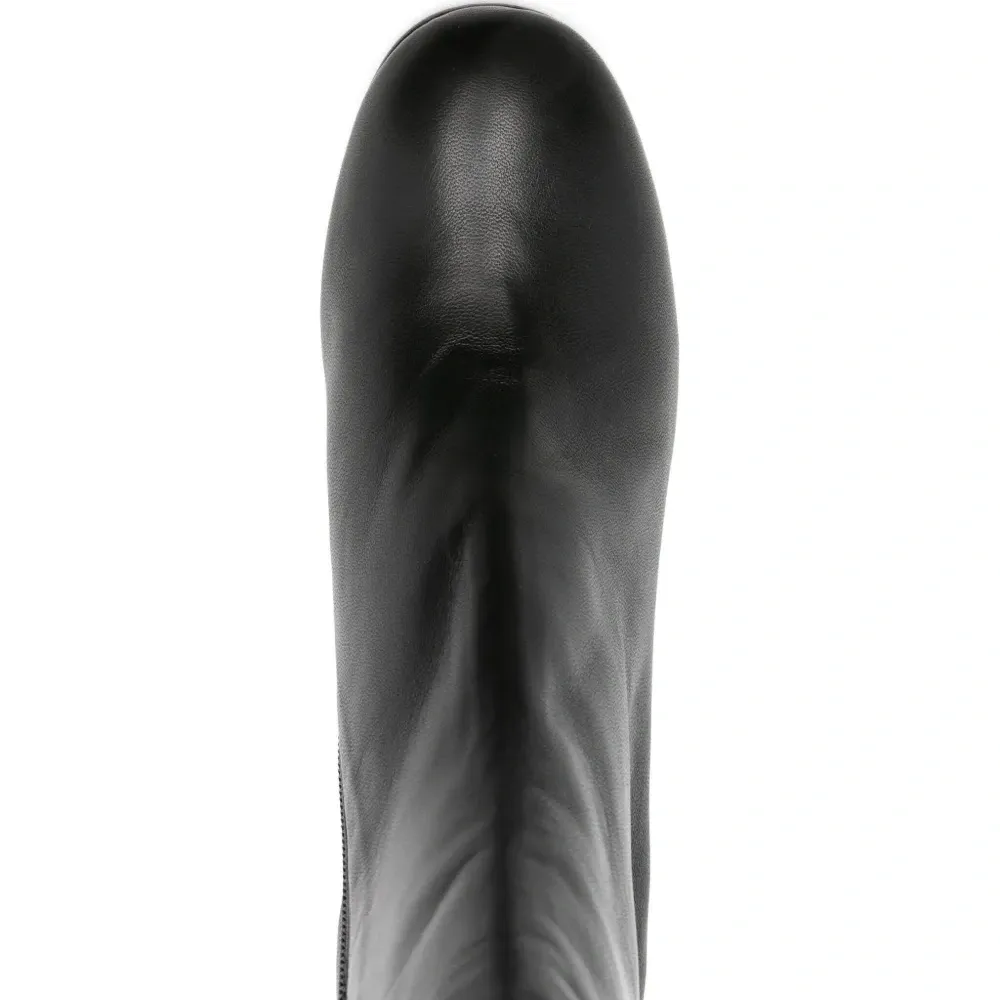 Ботильоны на блочном каблуке