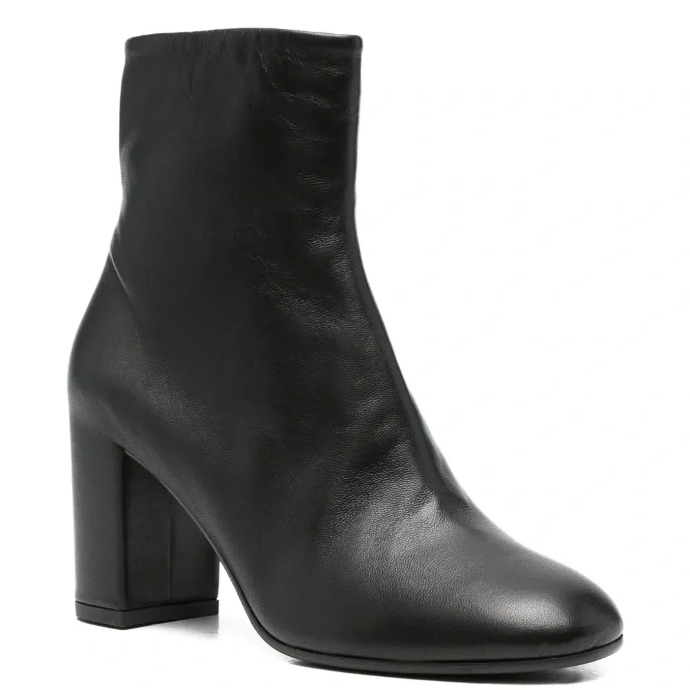 Ботильоны на блочном каблуке