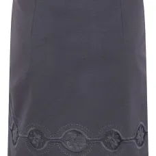 Юбка с цветочной вышивкой