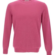 Шерстяной свитер с круглым вырезом