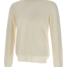 Свитер в рубчик с высоким воротником