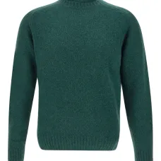 Свитер в рубчик с круглым вырезом