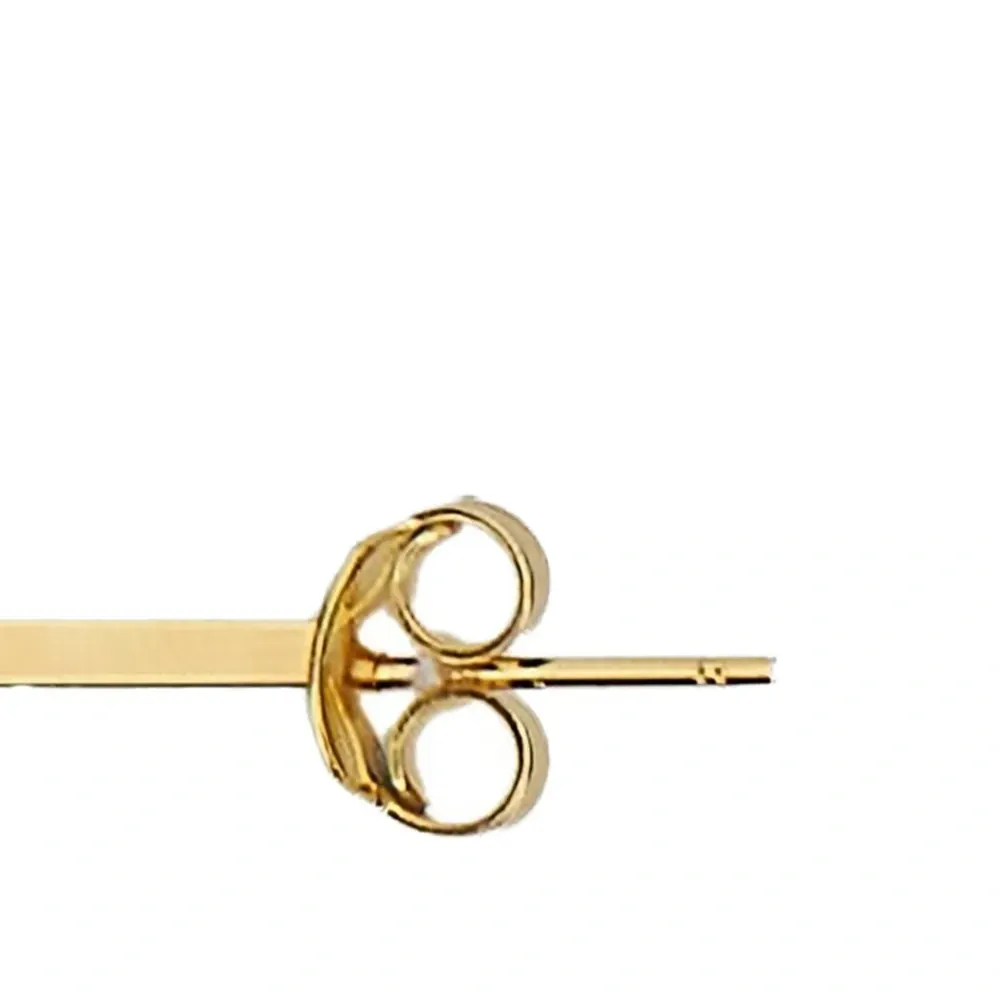 Серьги в квадратной оправе