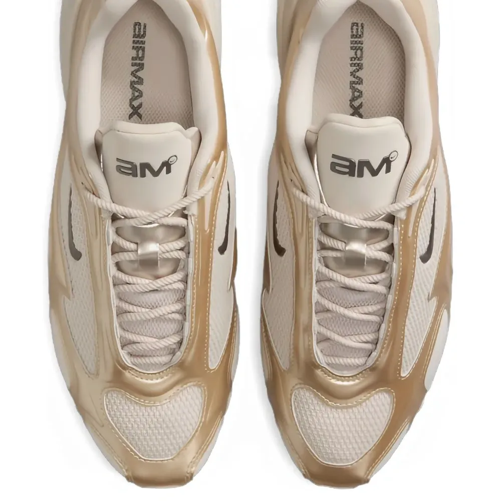 Кроссовки Airmax металлического цвета