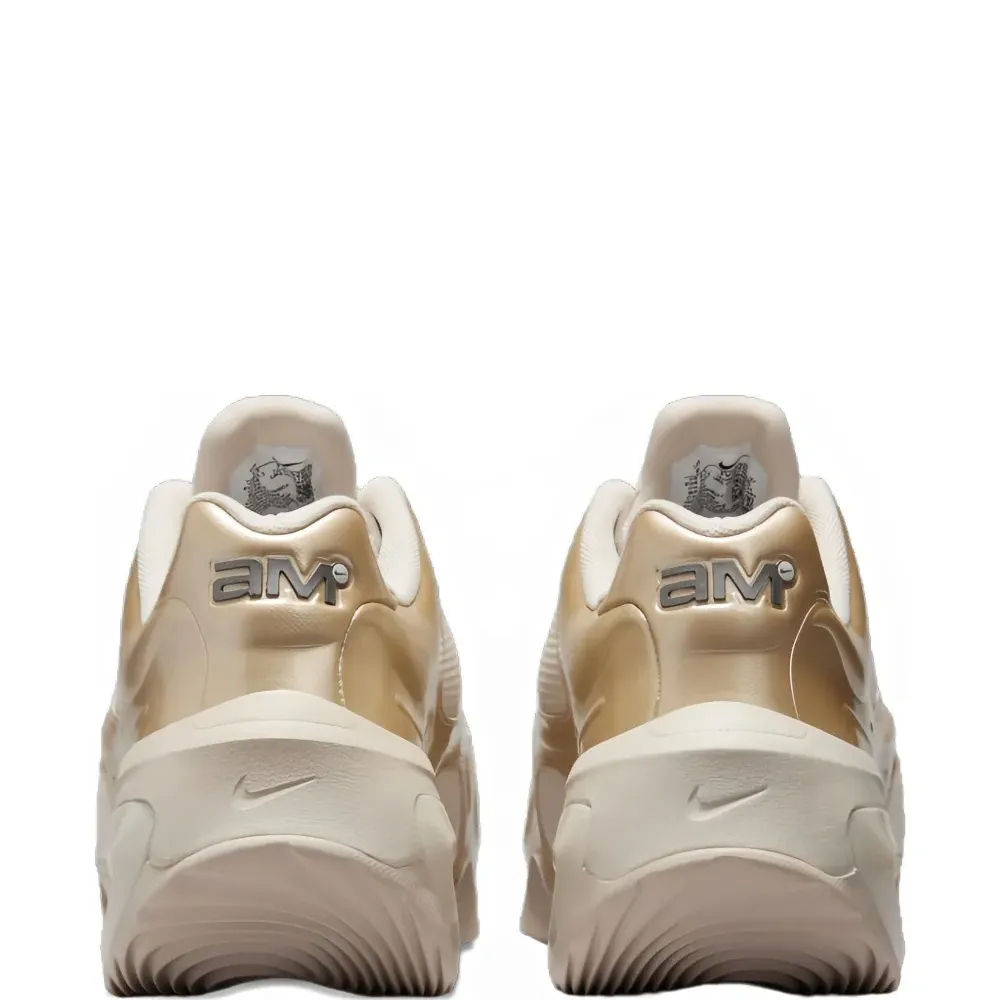 Кроссовки Airmax металлического цвета