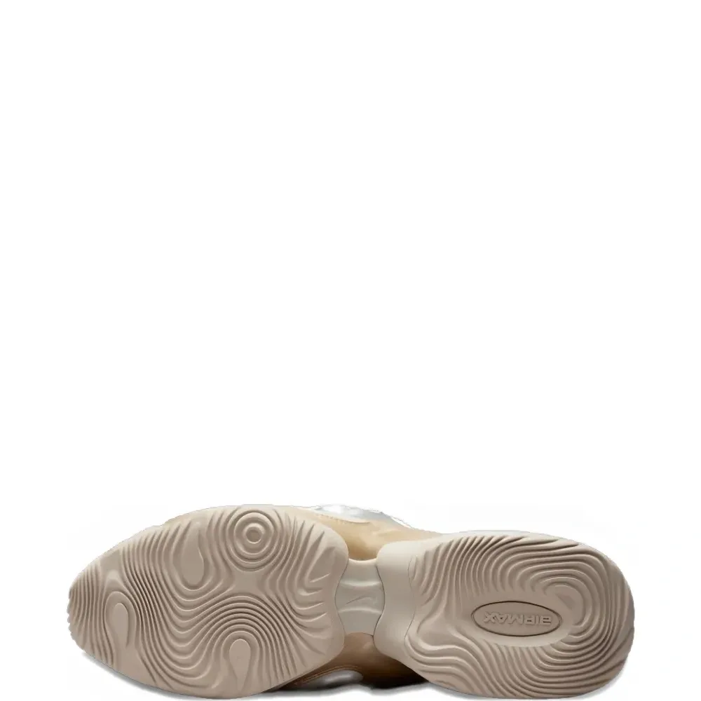 Кроссовки Airmax металлического цвета