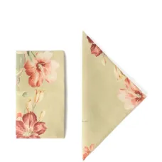 Набор Ibiscus Sage из четырех льняных салфеток