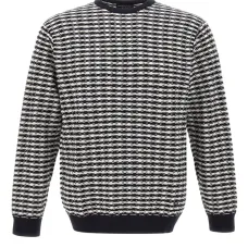 Шерстяной свитер с узором